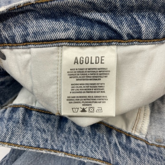Agolde Reworked 90's Straight Revival Size 27 P591 - Picture 9 of 12